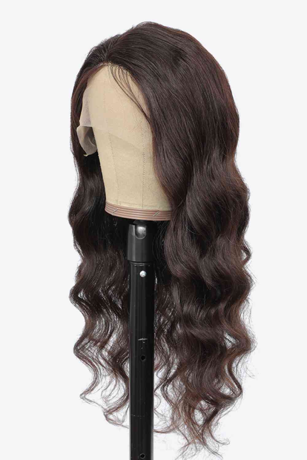 20" 13x4 Lace Front Wigs Body Wave Human Virgin Hair Natural Color 150% Density - lolaluxeshop