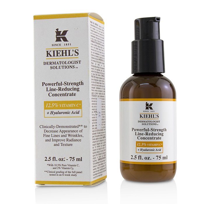 KIEHL'S - Dermatologist Solutions Powerful-Strength Line-Reducing Concentrate (With 12.5% Vitamin C + Hyaluronic Acid) - LOLA LUXE