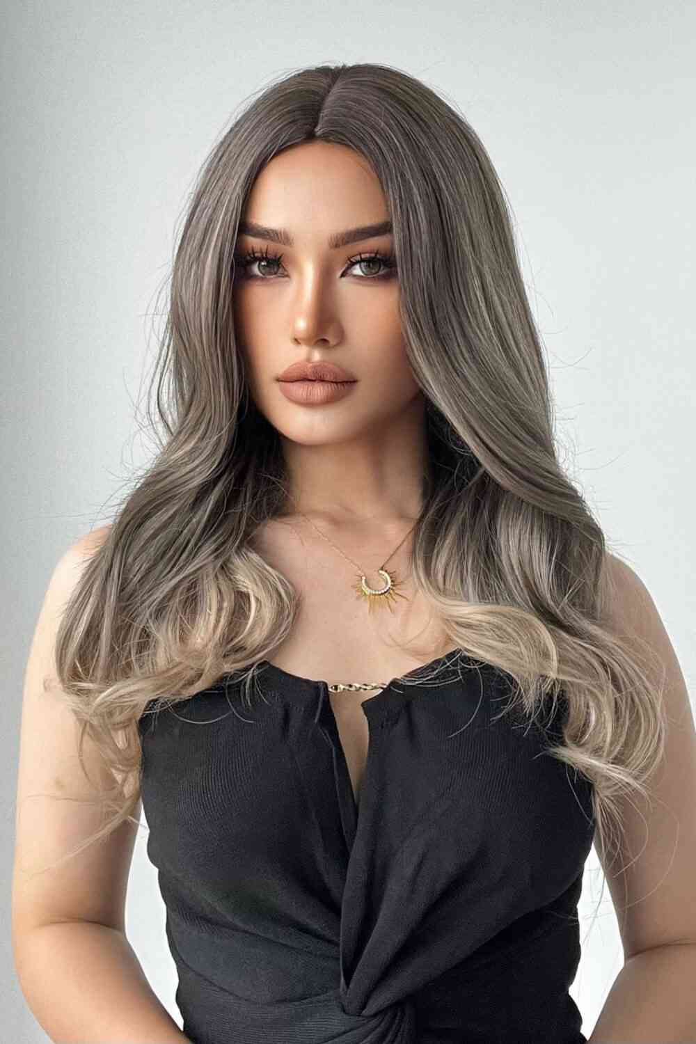 13*1" Full-Machine Wigs Synthetic Long Straight 24" - lolaluxeshop