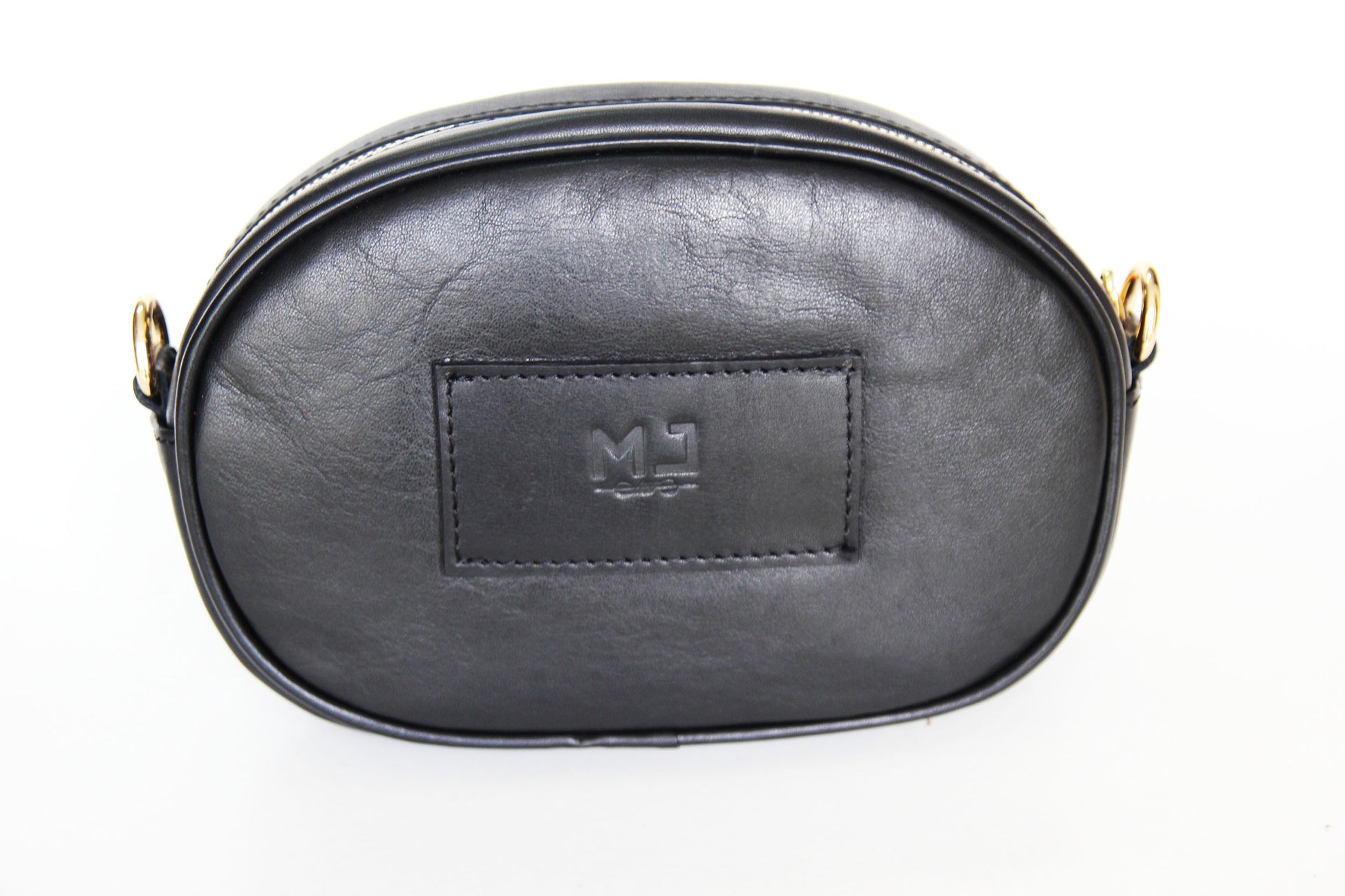 Leather Black  Belt Bag - LOLA LUXE