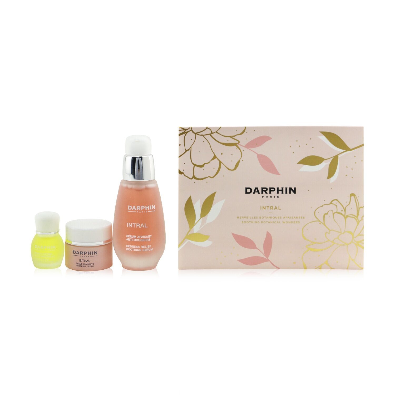 Darphin - Intral Soothing Botanical Wonders Set: Soothing Serum 30ml+ Soothing Cream 5ml+ Chamomile Aromatic Care 4ml - 3pcs - lolaluxeshop