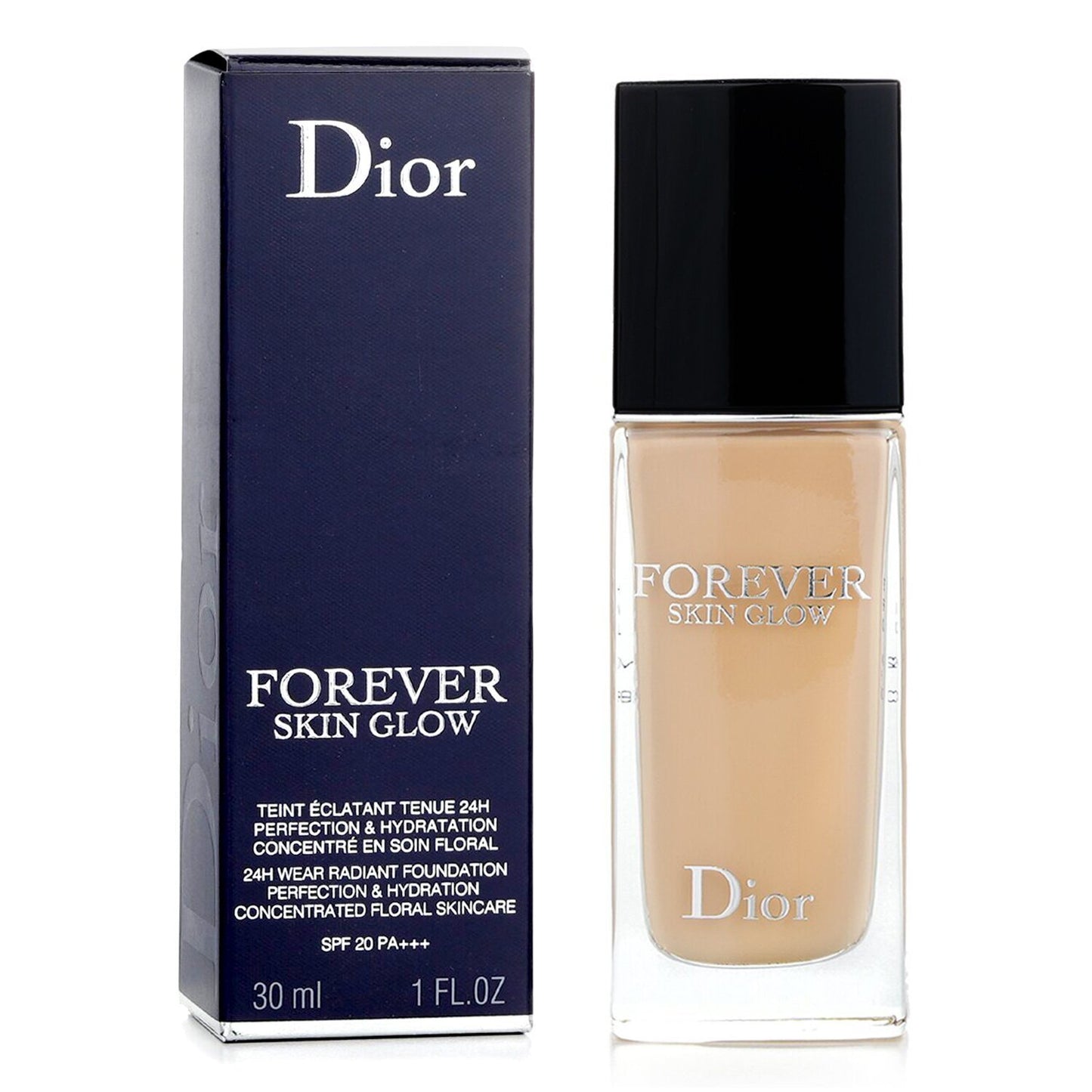 CHRISTIAN DIOR - Dior Forever Skin Glow 24H Wear Radiant Foundation SPF 20 - # 1.5W Warm/Glow C023600222 / 578523 30ml/1oz - lolaluxeshop