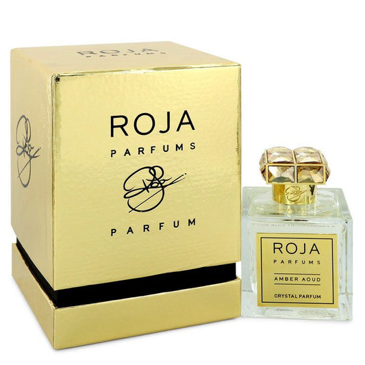 Roja Amber Aoud Crystal by Roja Parfums Extrait De Parfum Spray (Unisex) 3.4 oz - lolaluxeshop