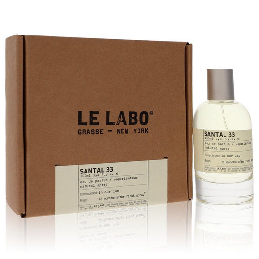 Le Labo Santal 33 by Le Labo Eau De Parfum Spray 3.4 oz - lolaluxeshop