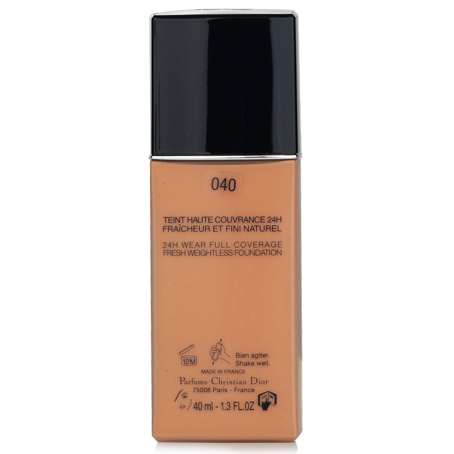 CHRISTIAN DIOR - Diorskin Forever Undercover 24H Wear Full Coverage Water Based Foundation - # 040 Honey Beige C000900040 / 383639 40ml/1.3oz - lolaluxeshop