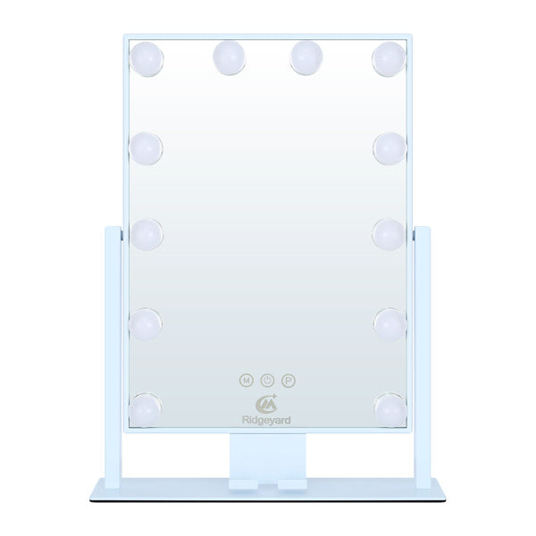 Hollywood Vanity Mirror Makeup Mirror with Dimmable lights 12 LED Bulbs - lolaluxeshop