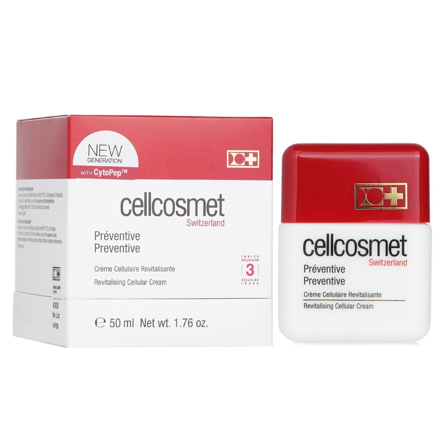 CELLCOSMET & CELLMEN - Cellcosmet Preventive Revitalising Cellular Cream 575876 50ml/1.76oz - lolaluxeshop