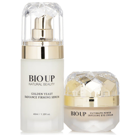 NATURAL BEAUTY - (For SGM) BIO UP a-GG Golden Yeast Radiance Firming Serum 40ml + BIO UP a-GG Ultimate Power Infusing Eye Cream 20g 2pcs - lolaluxeshop