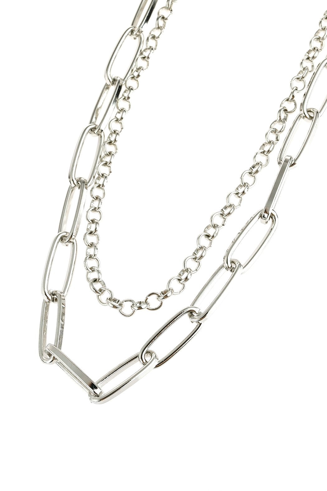 Hdn2973 - Multiline Chain Necklace - LOLA LUXE