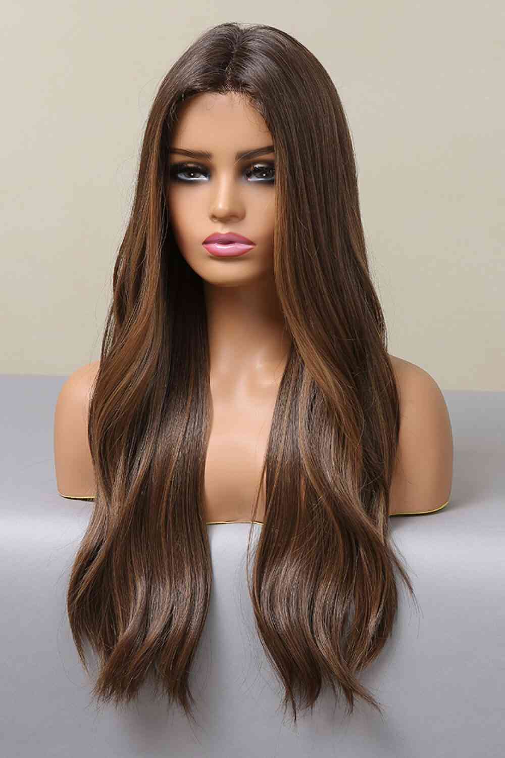 13*2" Lace Front Wigs Synthetic Long Wave 26" Heat Safe 150% Density - lolaluxeshop