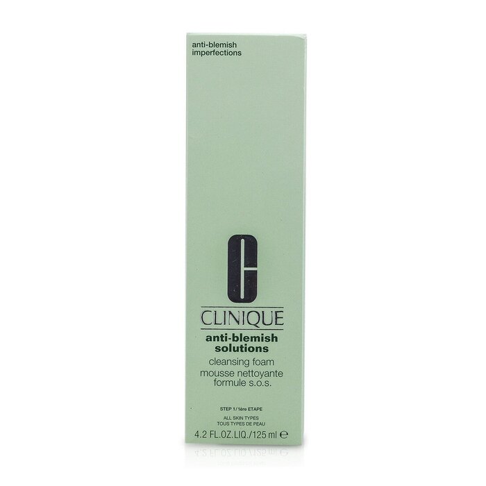 CLINIQUE - Anti-Blemish Solutions Cleansing Foam - For All Skin Types - LOLA LUXE