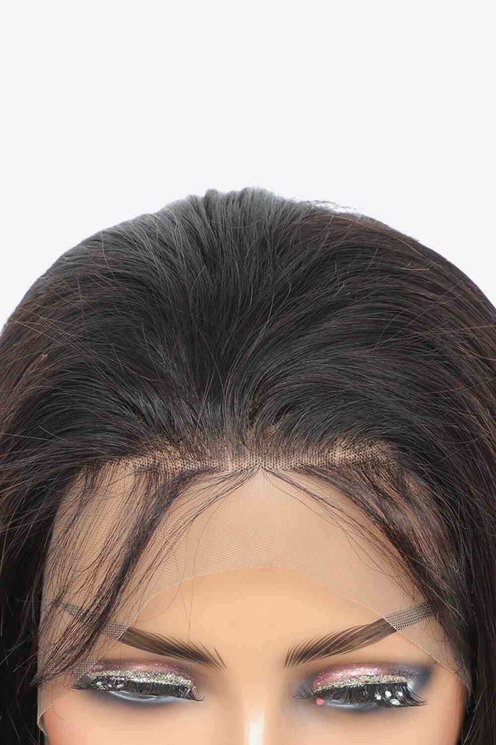 18" 13x4 Lace Front Wigs Virgin Hair Natural Color 150% Density - lolaluxeshop