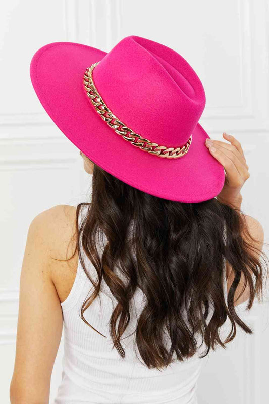 Fame Keep Your Promise Fedora Hat in Pink - lolaluxeshop