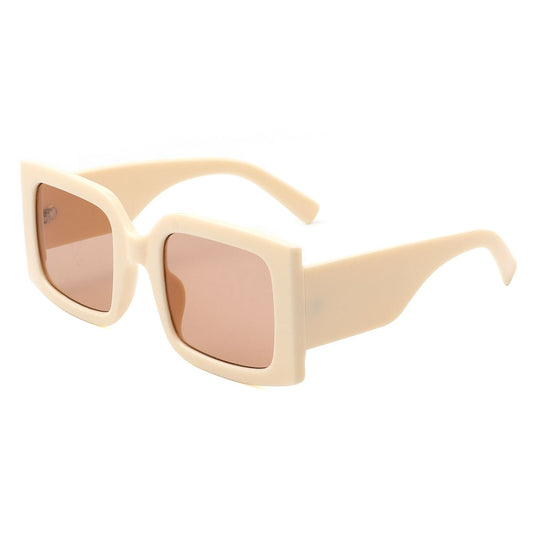 Vesela - Retro Square Oversize Fashion Sunglasses - lolaluxeshop