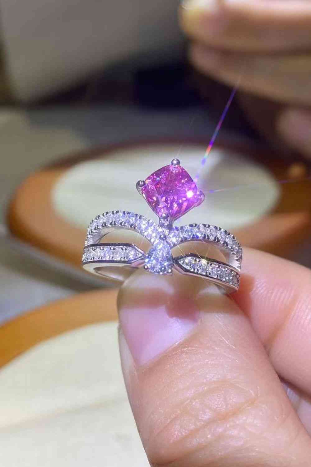 At Your Best 1 Carat Moissanite Ring - lolaluxeshop