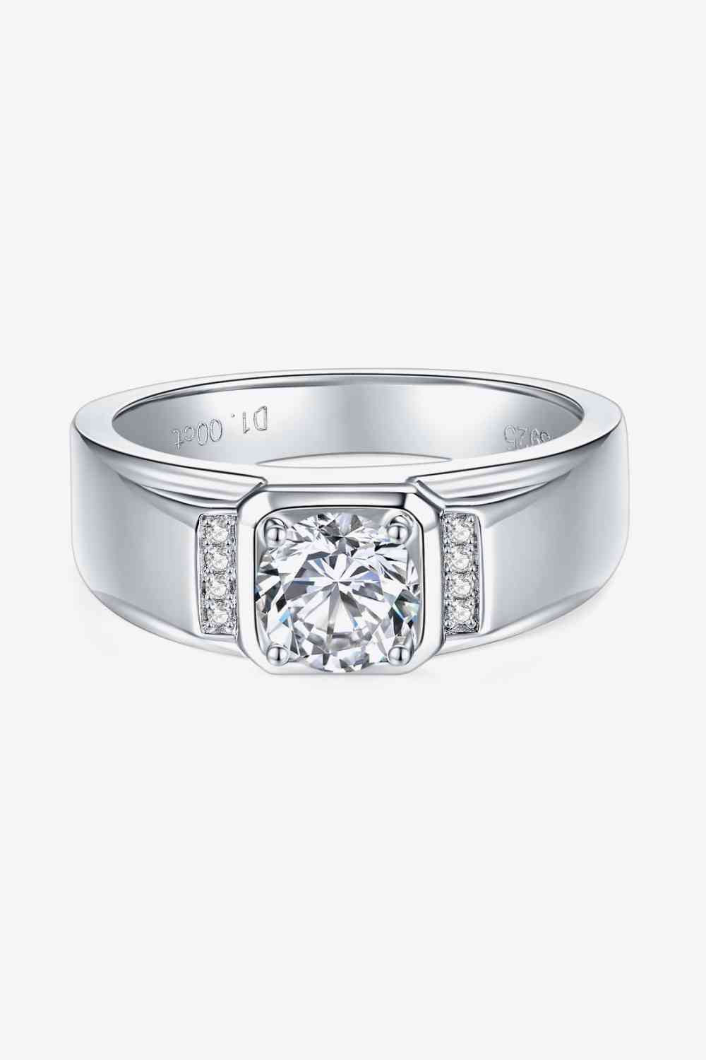 From The Heart 1 Carat Moissanite Ring - lolaluxeshop