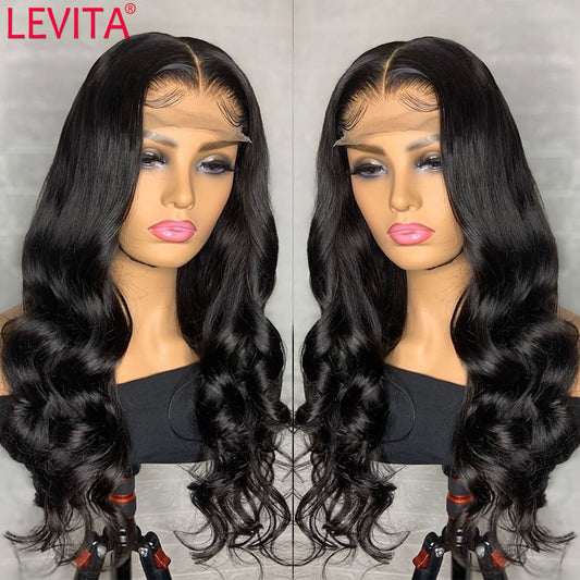 LEVITA Wholesale Body Wave Lace Front Wig In Bulk 4x4 Lace Closure Frontal Wig brazilian Lace Front Human Hair Wigs For Women - LOLA LUXE